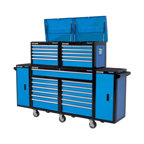 EVOLUTION Super Wide Dual Deep Chest, Trolley & Dual Side Locker Combo 31 Drawer