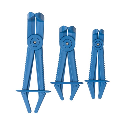 3 Piece Angled Hose / Line Clamp Plier Set