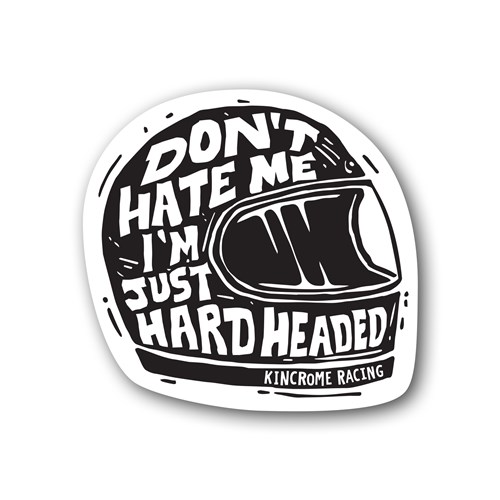Hard Headed Sticker