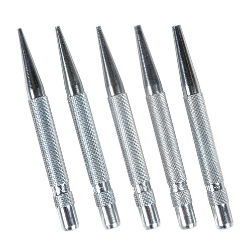 Nail Punch Set Round Head 5 Piece