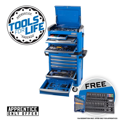 CONTOUR® Workshop Tool Kit 242 Piece 15 Drawer 29"