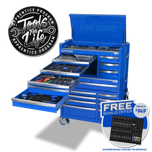 CONTOUR® Workshop Tool Kit 332 Piece 17 Drawer 42"