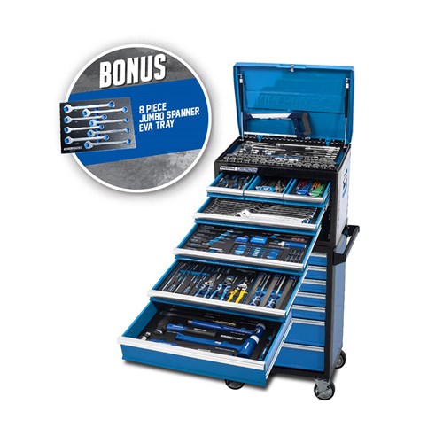 281 Piece 14 Drawer Evolution Tool Workshop with Bonus 2 Drawer Side Locker