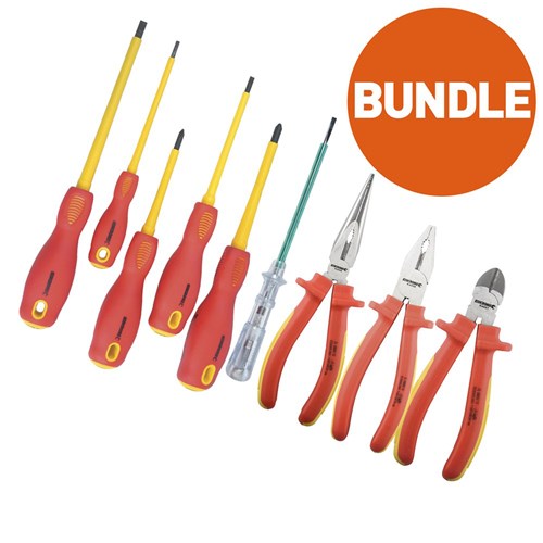 VDE Plier & Screwdriver Bundle 9 Piece 