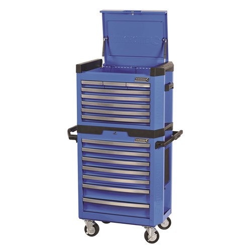 CONTOUR® Storage Combo 15 Drawer 29" Blue