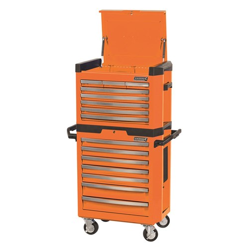 CONTOUR® Storage Combo 15 Drawer 29" Orange
