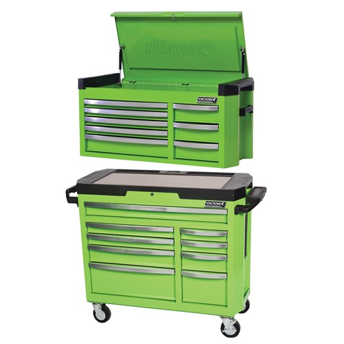 CONTOUR® Storage Combo 17 Drawer 42" Green