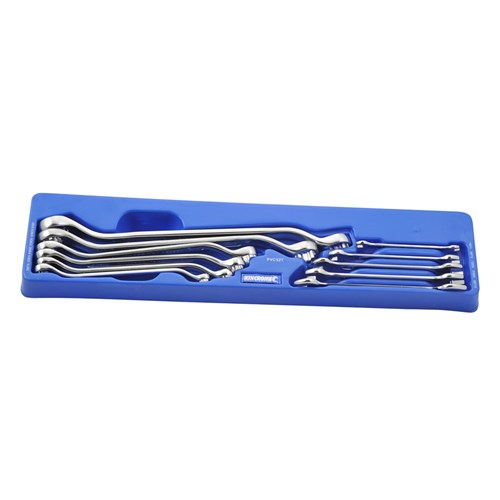 PVC Tray Double Ring & Open End Spanners 11 Piece