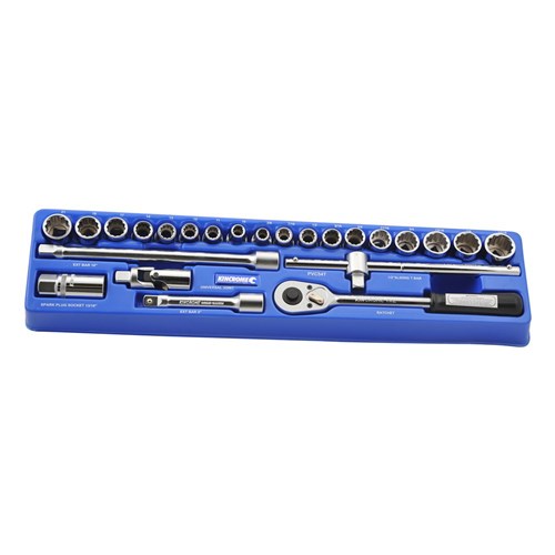 PVC Tray Sockets & Accessories 24 Piece