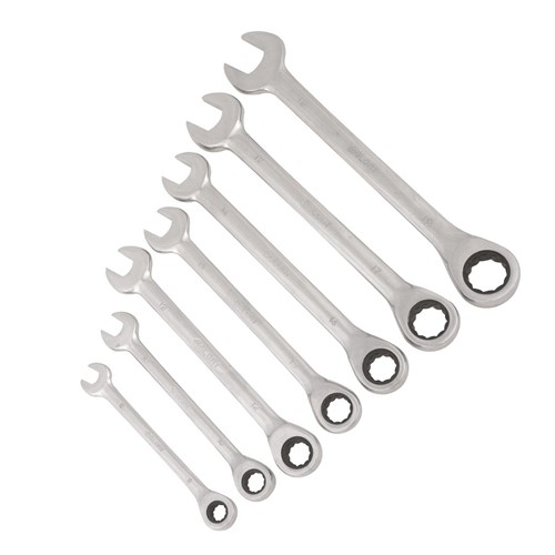 Combination Gear Spanner Set 7 Piece