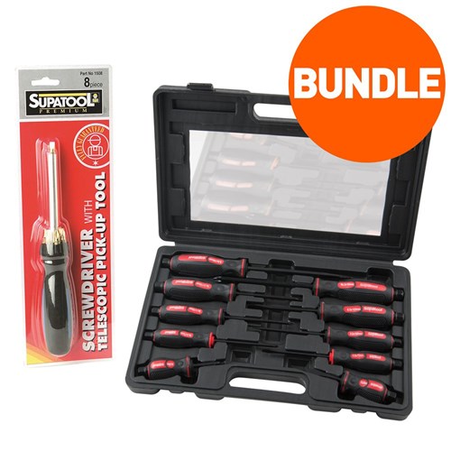 Go Through' Screwdriver Set 10 Piece Bundle