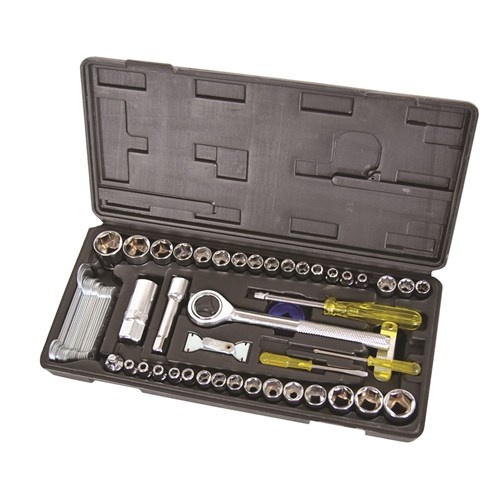 Socket Set Combo 62 Piece 1/4" & 3/8" Drive - Metric & Imperial