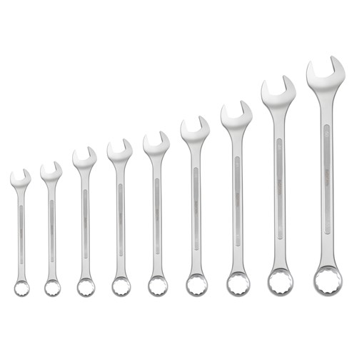 Jumbo Combination Spanner Set 9 Piece - Metric