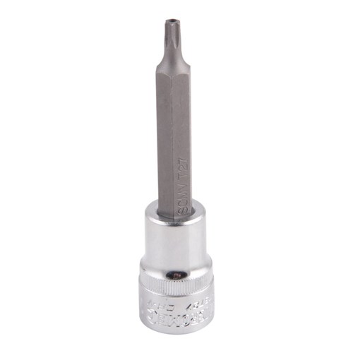 Tamperproof TORX Bit Socket T27 100mm 1/2" Drive