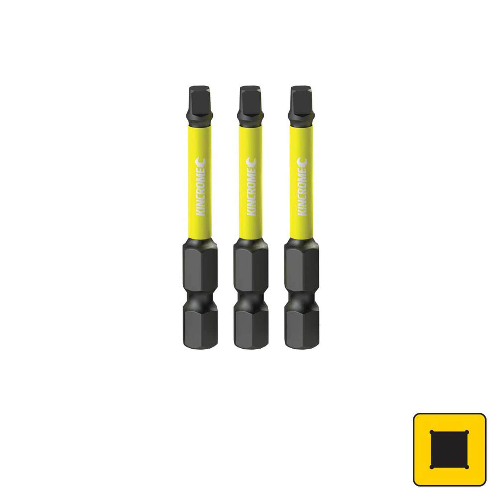 Square #1 Impact Bit 50mm 3 Piece - Kincrome Tools - Kincrome