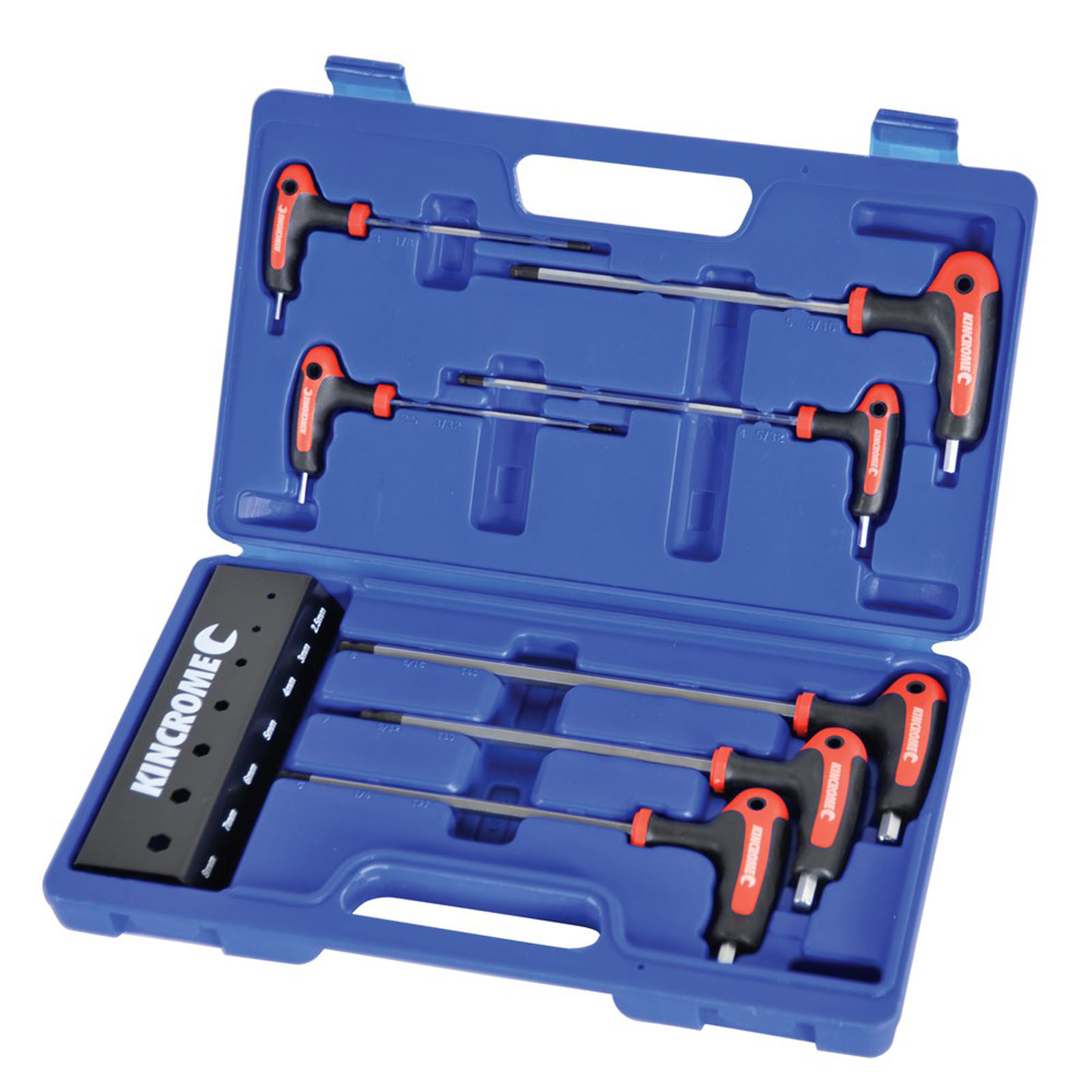 T-handle Hex Key Wrench Set 7 Piece Imperial