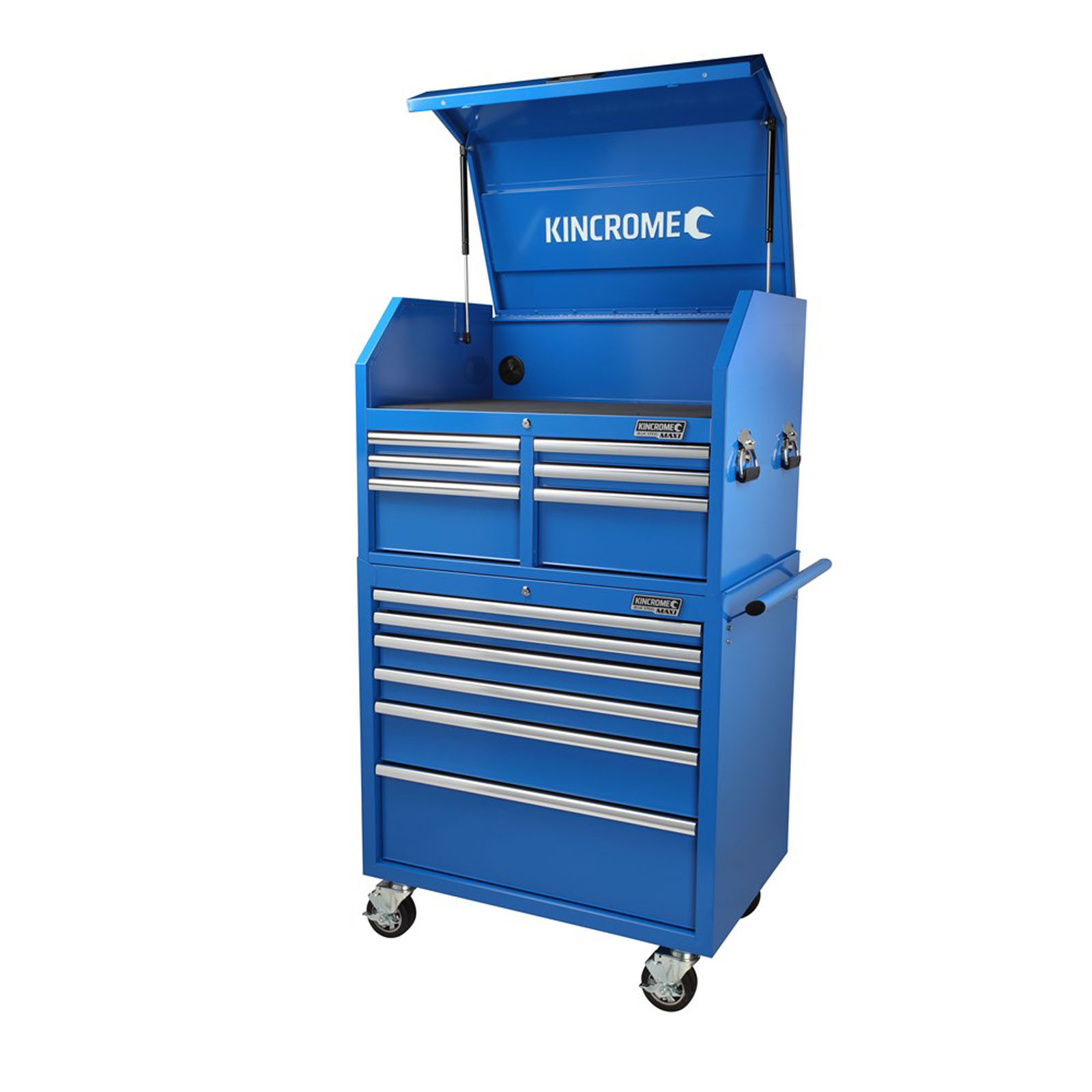 Chest and Trolly Combo 12 Drawer Blue Steel