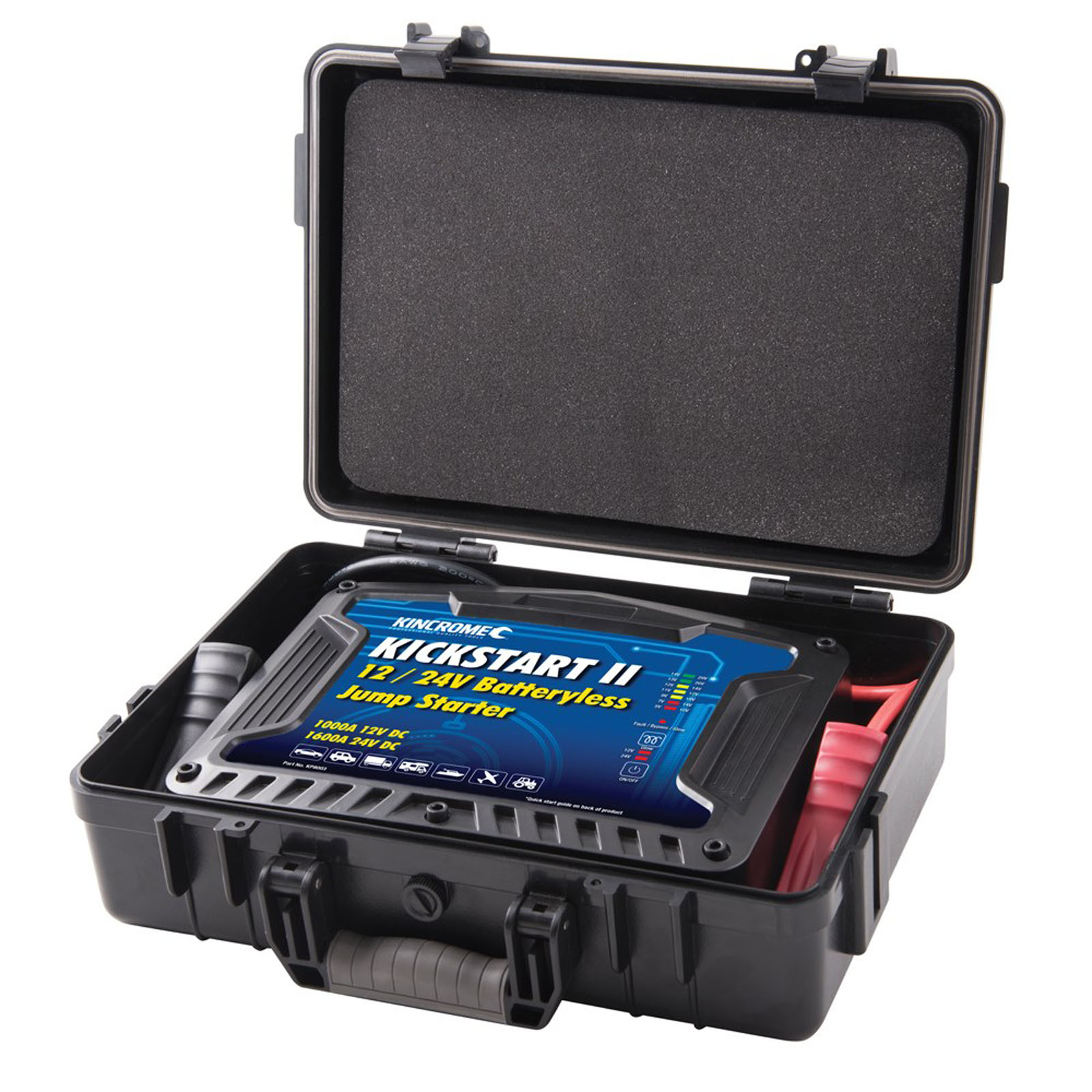 Kickstart II Batteryless Jump Starter 12 & 24 Volt - Kincrome